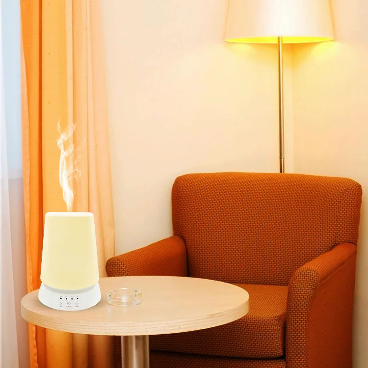 Private Label White Electric Home Essential Oil Diffuser Ultrasonic Air Humidifier with Light
