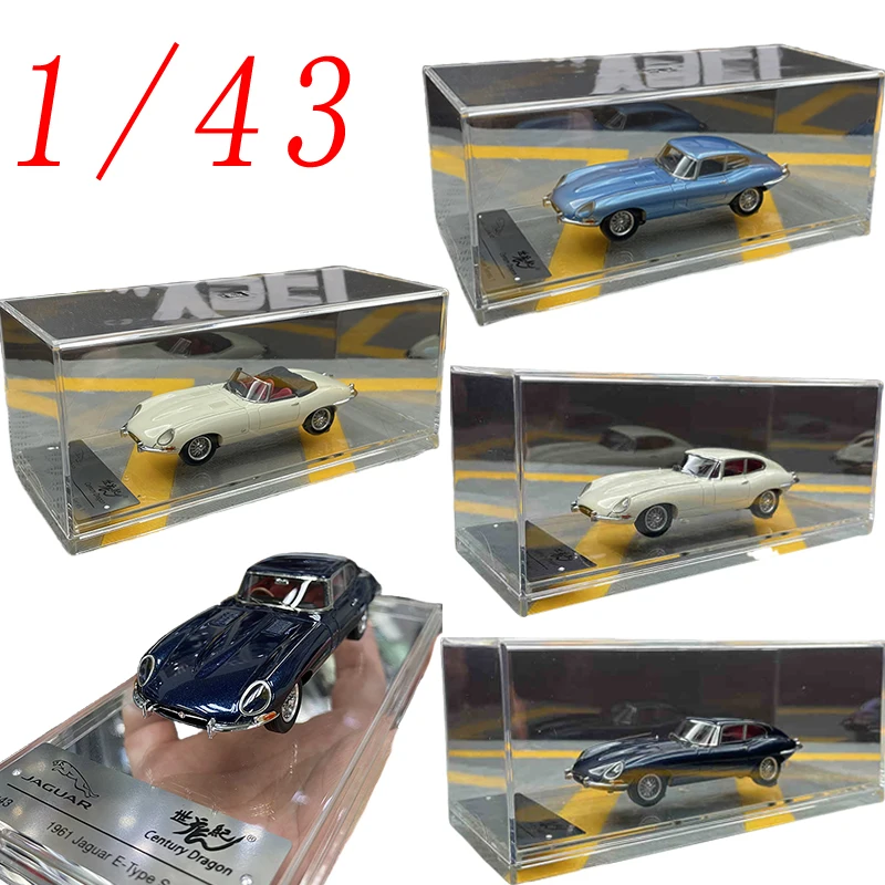 

Diecast 1/43 Scale Jaguar Alloy Car Model Jaguar 1961E Convertible Car Model Toys for Boys Original Box