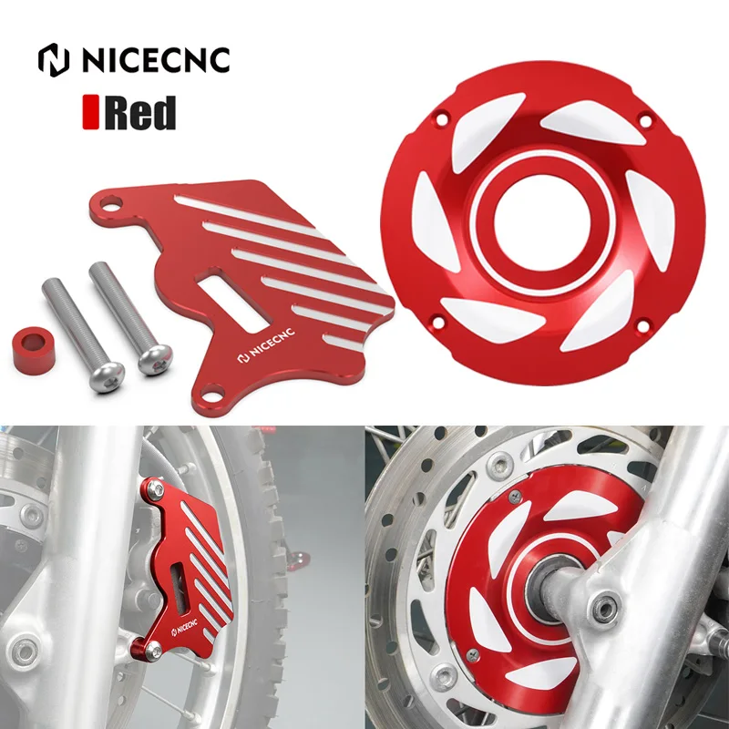 

NICECNC для Honda XR650L XR 650L XR 650 L 1993-2024 2023 2022 2021 2020 2019 передний тормозной суппорт Guar & Hubcap Заготовка из алюминия