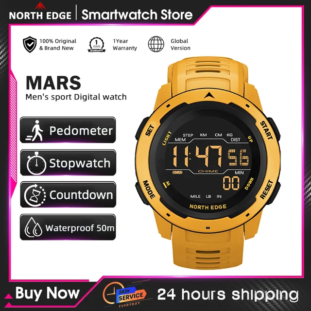 NORTH EDGE Mens Digital Watch
