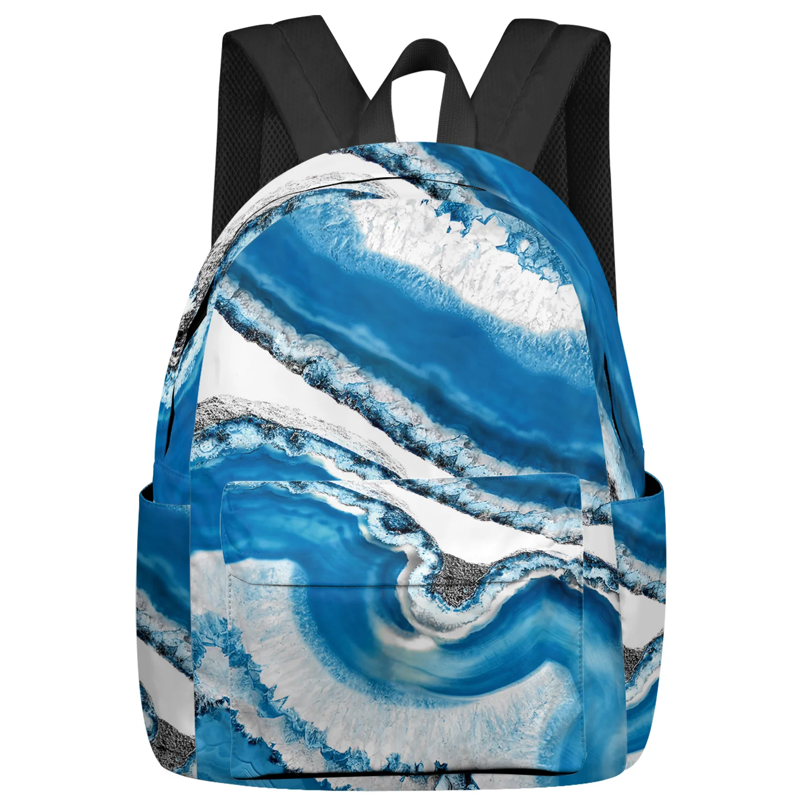 

Marble Agate Feminina Backpacks Teenagers Student School Bags Laptop Custom Backpack For Men Women Female Travel Mochila