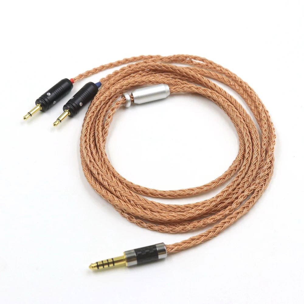 16 Core Single Crystal Copper 2.5 4.4mm/4pin XLR Clear Celestee NEW Focal ELEAR Headset French Utopia Upgrade Headphone Cable