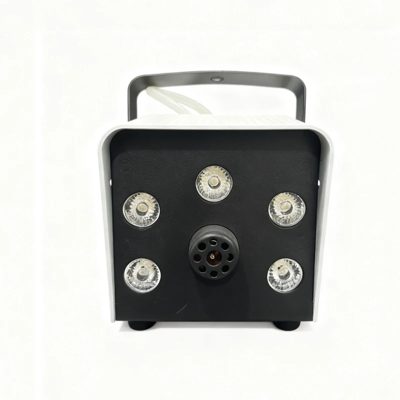 550W Smoke Machine 5LED DMX Light Beads 3m Spray Distance Stage Fog For Party Wedding Effect Remote Control Disco Event Lighting image 5