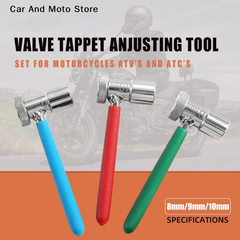 

【CMO】Valve Tappet Adjusting Wrench Tool Kit For Most Motorcycles ATVs And ATCs, Small Engine Valve Tappet Tools