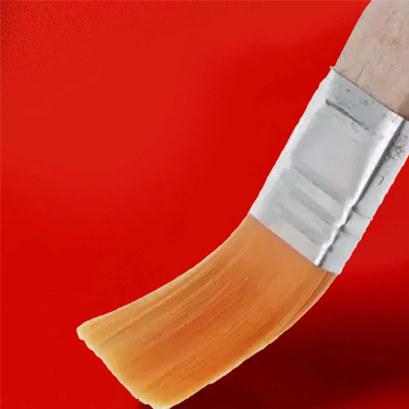 AED5-Nylon Paint Brushes Set For Machine Care Oil Brush Keyboard Dust Cleaning Brush Wooden Brush Tools