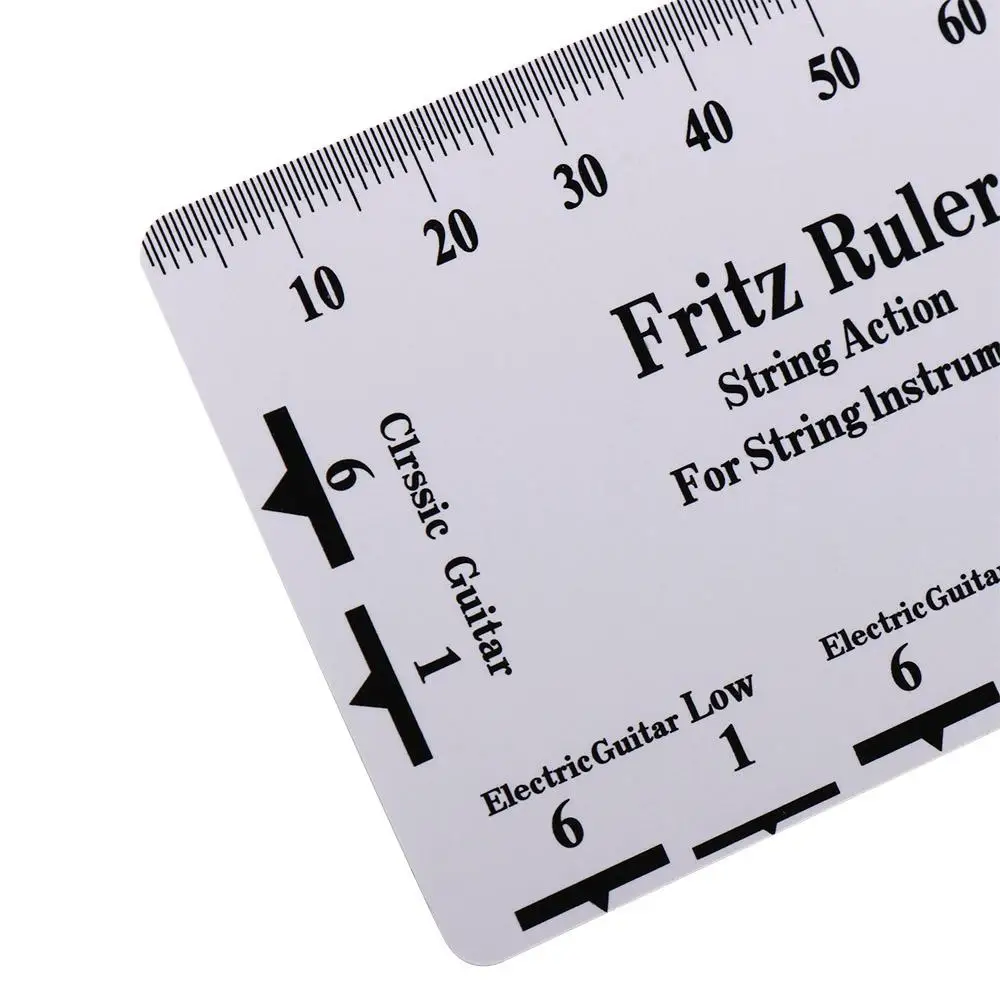 Guitar Strings String Pitch Ruler Luthier Tools Measurement Guitar Ruler Rulers Card Instruments Action Gauge Ruler