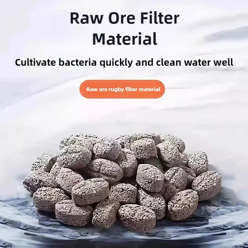 Rugby Roherz Filtermaterial Aquarium Aquarium Filter Medien Hohlpartikel Biologische Kugel Biofilter für Fischzubehör
