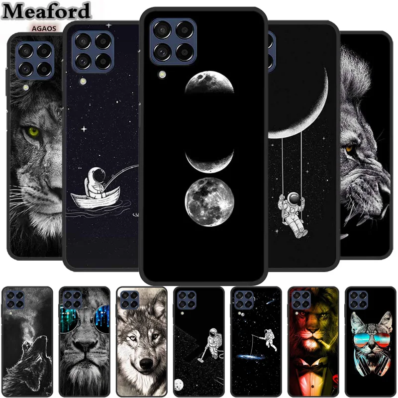 Case For Samsung Quantum3 Astronaut Soft Silicone Cover For Samsung Galaxy Quantum 3 5G Coque Samsung JUMP2 JUMP 2 Lion Funda