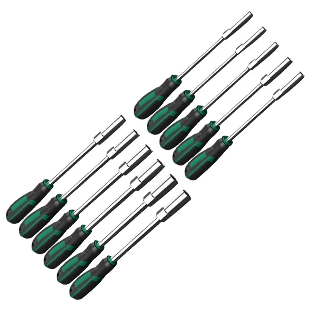 Imagem -05 - Chave de Soquete de Metal Hex Porca Chave Chave de Fenda Nutdriver Ferramenta de Reparo Manual Anti-deslizamento 1pc 5.5 10 12 13 14 mm