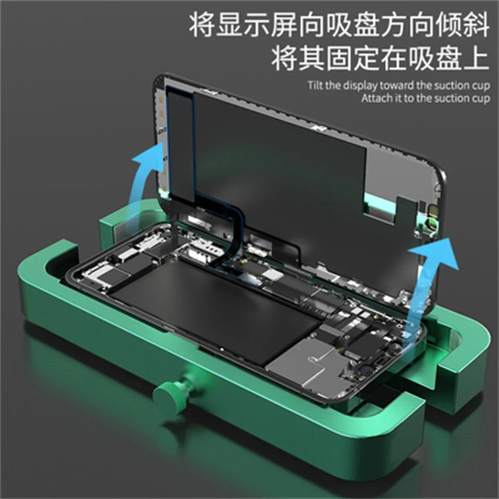 Multi-Functional LCD Screen Hold Fixture For IP X-14Pro Max Displayscreen Repair By Suction CUP Easy Maintenance Clamp Tool