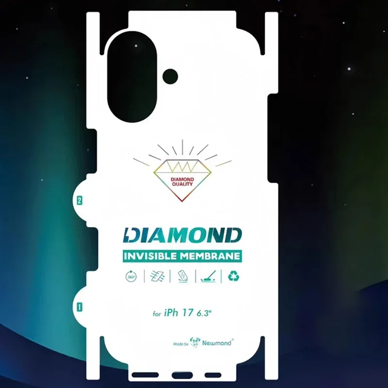 Película de hidrogel trasera de cobertura completa para iPhone 17 Pro Max, 17 Air, protector de pantalla mate transparente (2026) 2