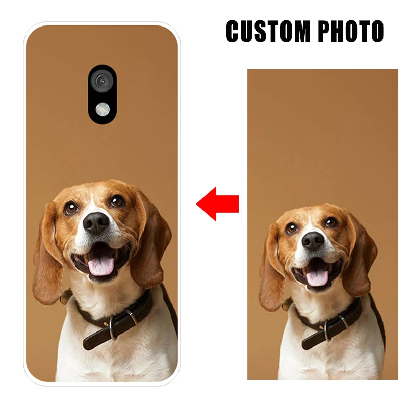 Funda personalizada con foto personalizada para Nokia 235 4G 2024, funda suave de silicona DIY para Nokia 220 4G 2024 / 215 4G 2024, funda a prueba de golpes
