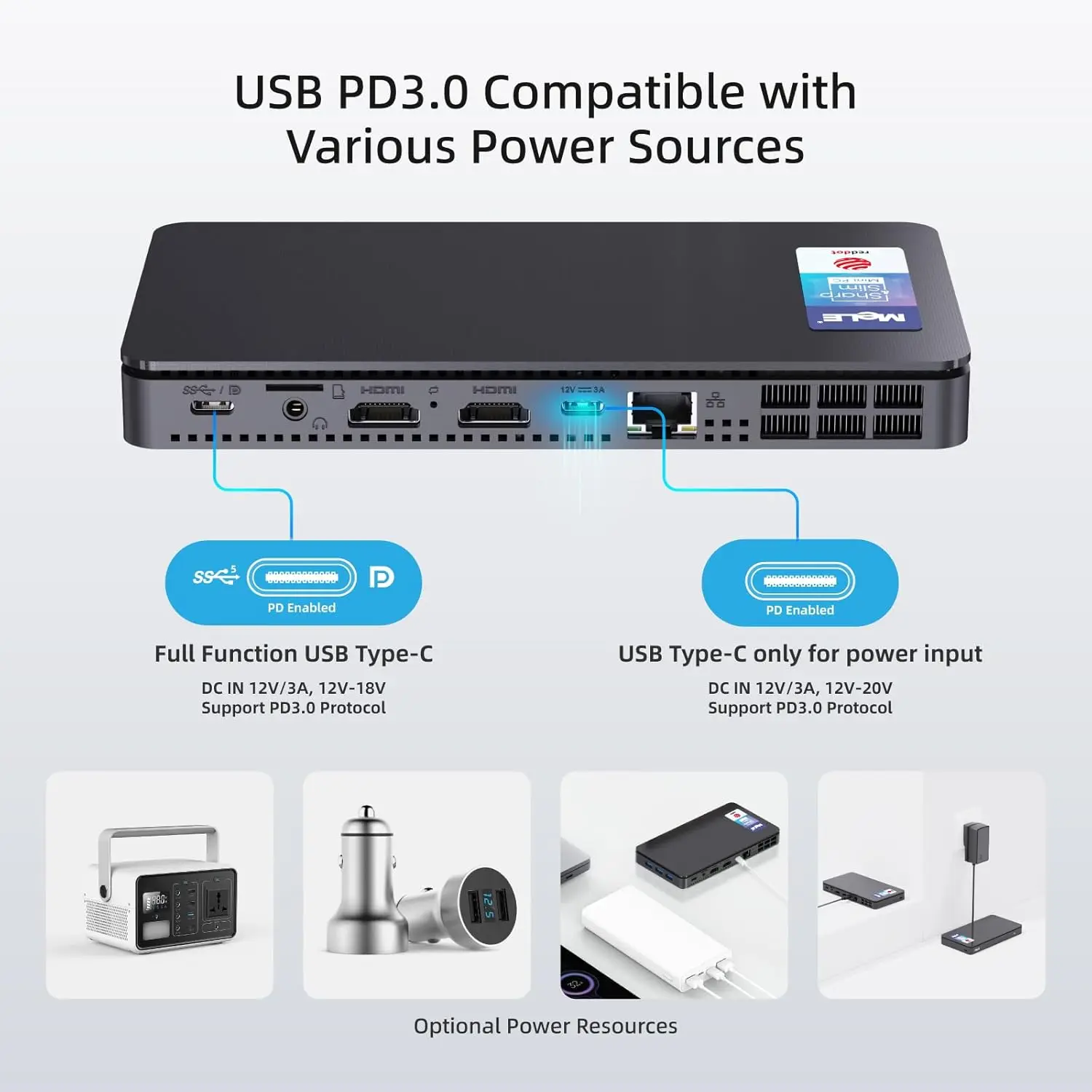 MeLE スリム ミニ PC OverClock3C N5095 16GB RAM、512GB ストレージ、薄型ミニデスクトップコンピュータ、トリプルスクリーンディスプレイ、フル機能 USB-C