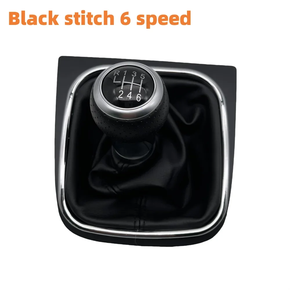 5/6 Speed Gear Shift Knob Lever Stick For VW Jetta 5 6 GOLF 6 VI MK5 MK6 5KD 711 113 5KD711113 Car Accessories