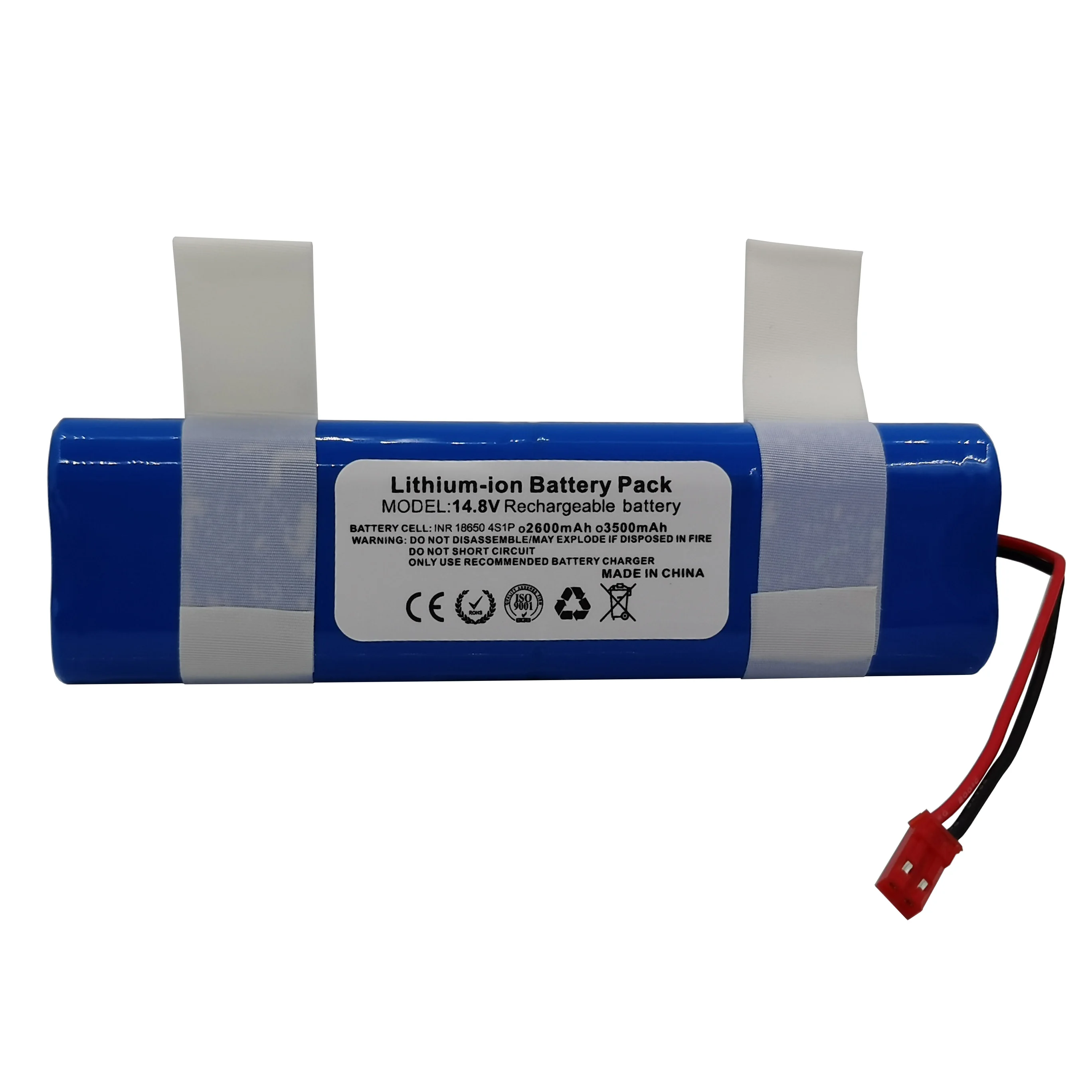 Bateria recarregável Li-Ion para Ilife, robô de varredura e esfregão, V50 V55 V8s V3s Pro V5s, 14.4V, 14.8V, 3500mAh, 2600mAh, 18650