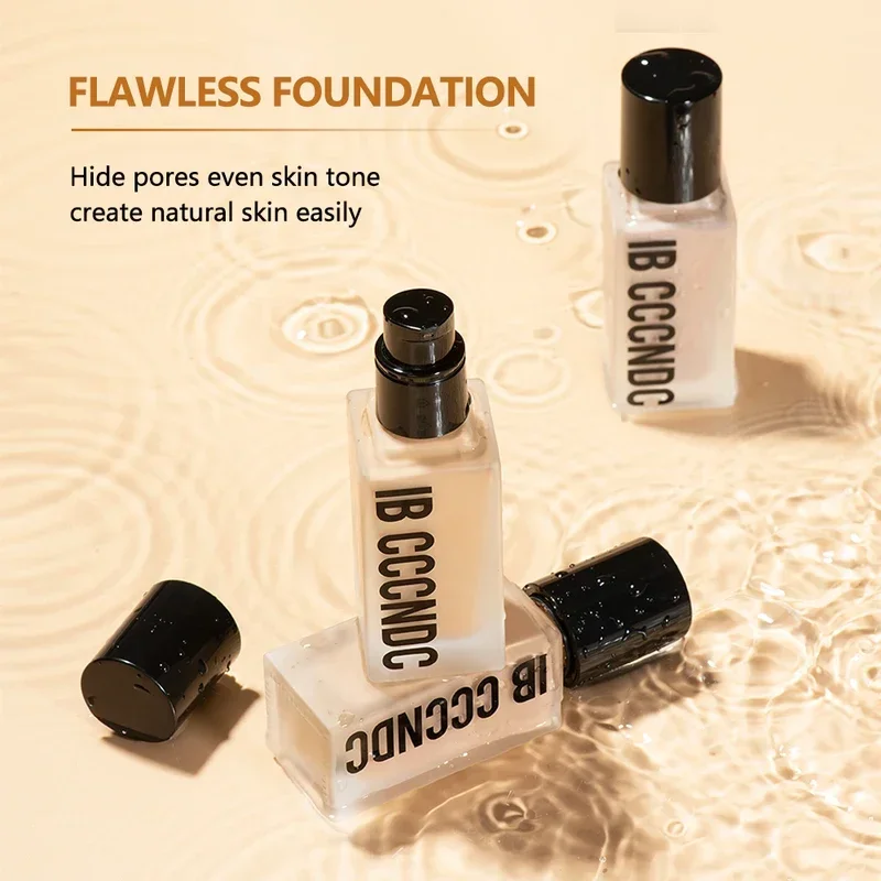 Flawless All Day 6 Color Waterproof Concealer Foundation For Women Makeup Full Coverage Long Lasting Moisturizing