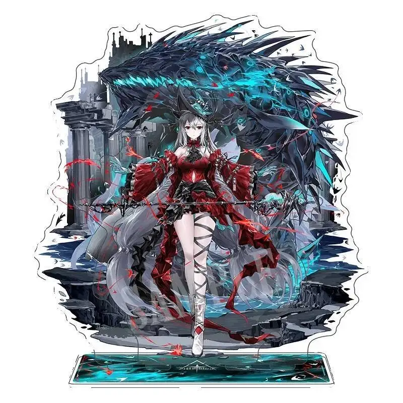 Spiel Arknights Cosplay Skadi The Corrupting Heart Doppelseitige Acryl Stehplatte Ornament Schmuck Sammlung Geschenke