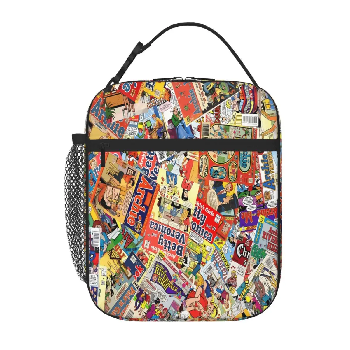 Bestselling Archie Comics Watercolor Adjustable Strap Lunch Bag Family Outing Portable Lunch Bag