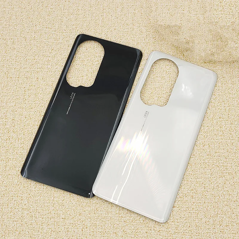 For Huawei P50 Pro High Quaility Tempered Glass Back Battery Cover 6.6 Inch Rear Housing Repalcement Panel Case With Adhesive