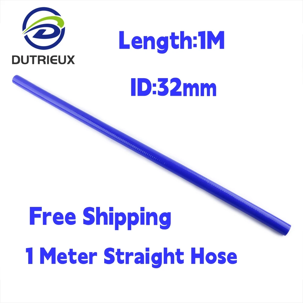 

1.25" ID32mm 1 Meter Length Straight General Silicone Coolant Intercooler Pipe Tube Hose 3 Ply 11 Colors