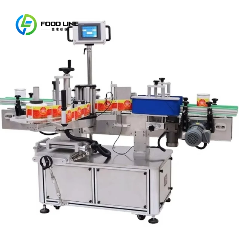 Customized Stainless Steel Bottle Labeling Machine Labeling Machine With Date Printer Automatic Round Bottle Labeling Machine