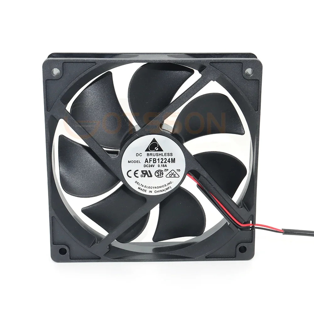 Ltsf ل 10 قطعة دلتا AFB1224M 12025 120 مللي متر 12 سنتيمتر تيار مستمر 24 فولت 0.18A 12 سنتيمتر/سم محول مروحة التبريد