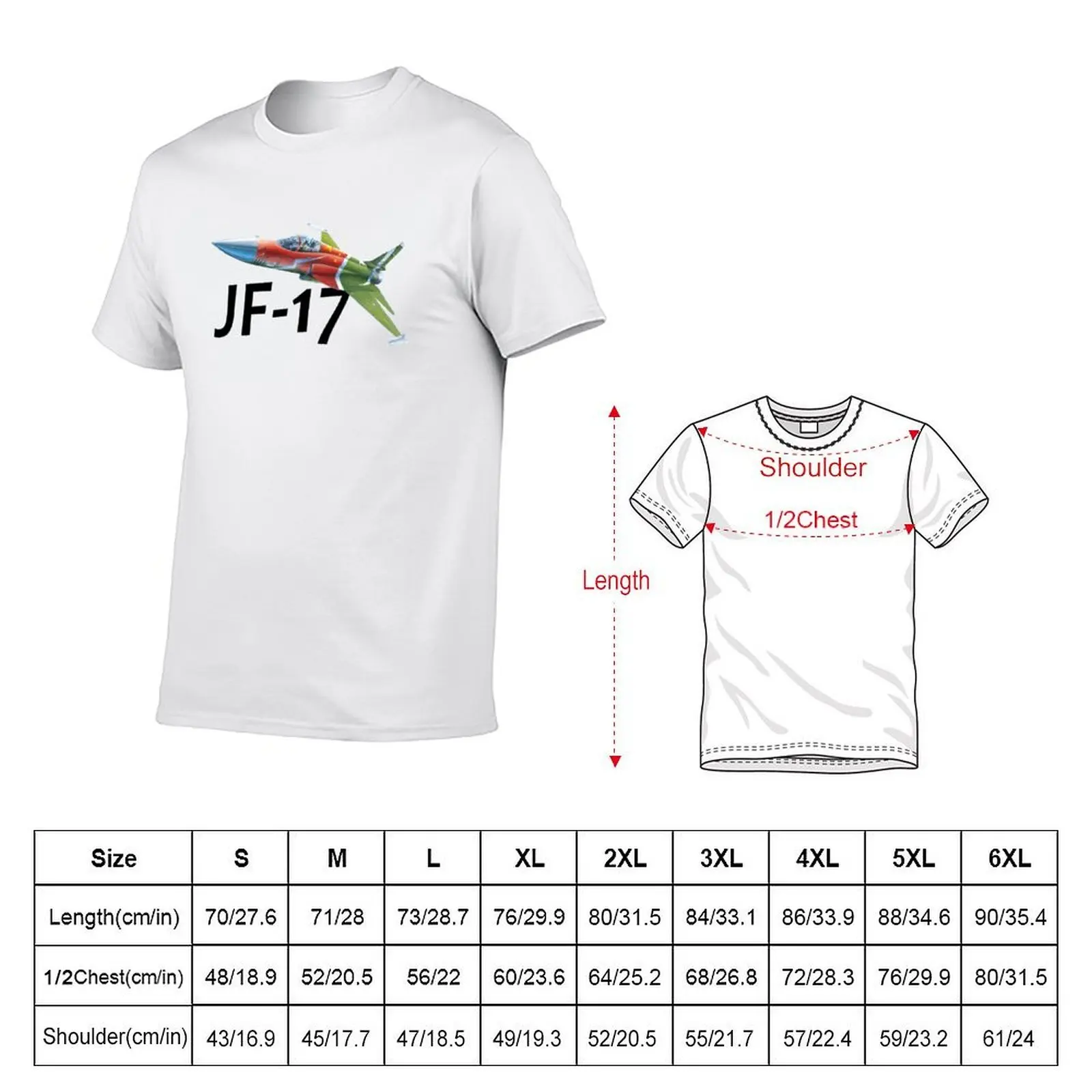 JF-17 Fighter Jet - Pakistan Air Force T-Shirt funny t shirts man cotton tshirt 100% cotton t shirts man 100% T-shirt