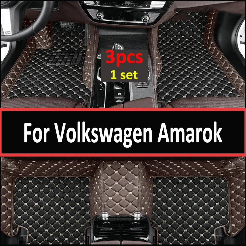 

Автомобильные коврики для Volkswagen VW Amarok 2010 ~ 2022, напольный коврик, автозапчасти, коврик, роскошный кожаный коврик, полный комплект, автомобильные аксессуары