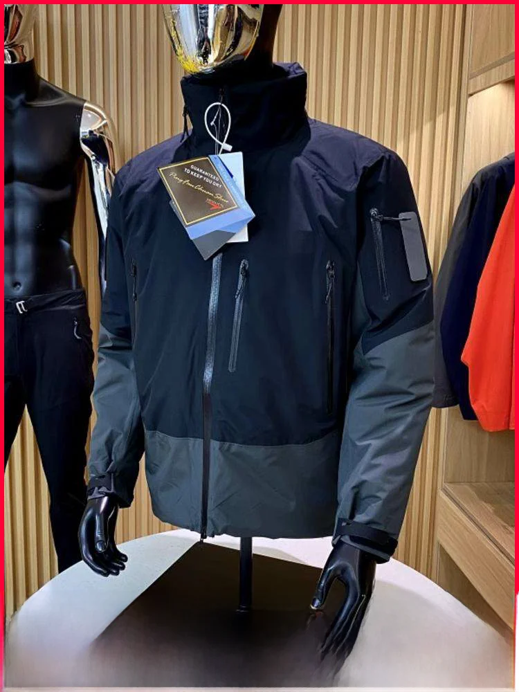 

Outdoor Men's down Jaet Waterproof Lightweight Stand Collar Full Glue Sealing Cold Resistance Cotton Coat Youth Faion