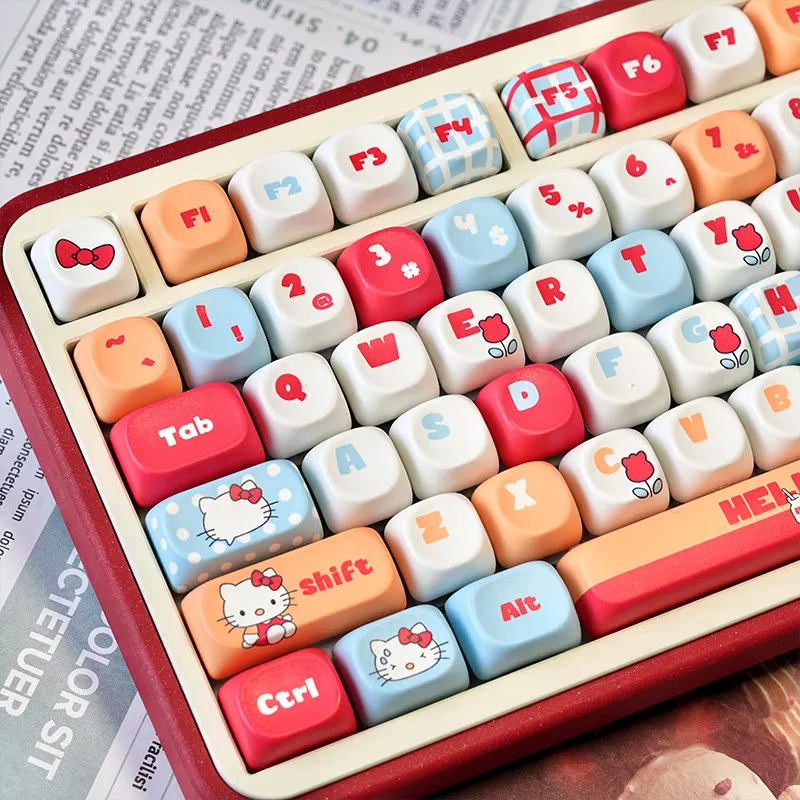 

HelloKitty Hello Kitty MOA keyboard cap cute sublimation magnetic axis 6068