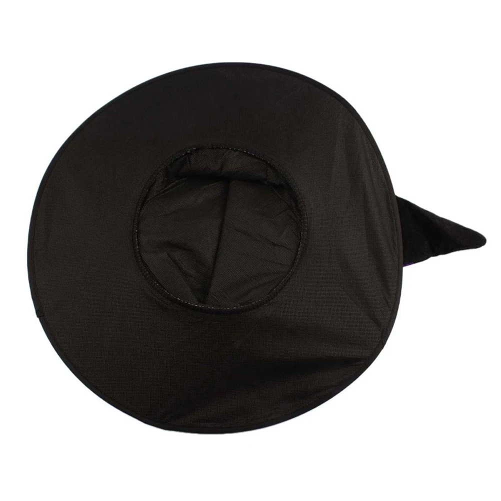 

Witch Hat Halloween Masquerade Party Supplies Lightweight Flannel Decorations Snip Toe Hats Adults Kids Unisex Props