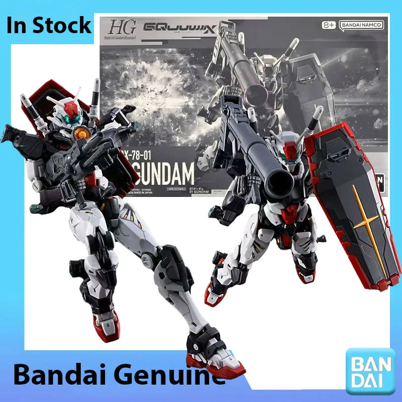 Bandai 100% Genuine Gundam Model Kit HGPB 1/144 RX-78-01 01 Gundam GQuuuuuuX Anime Action Figure Collection Assembly Model Toys