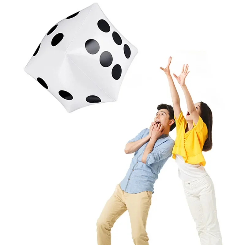 10PCS  PVC inflatable dice annual meeting bar KTV activity props children's game millionaire big dice