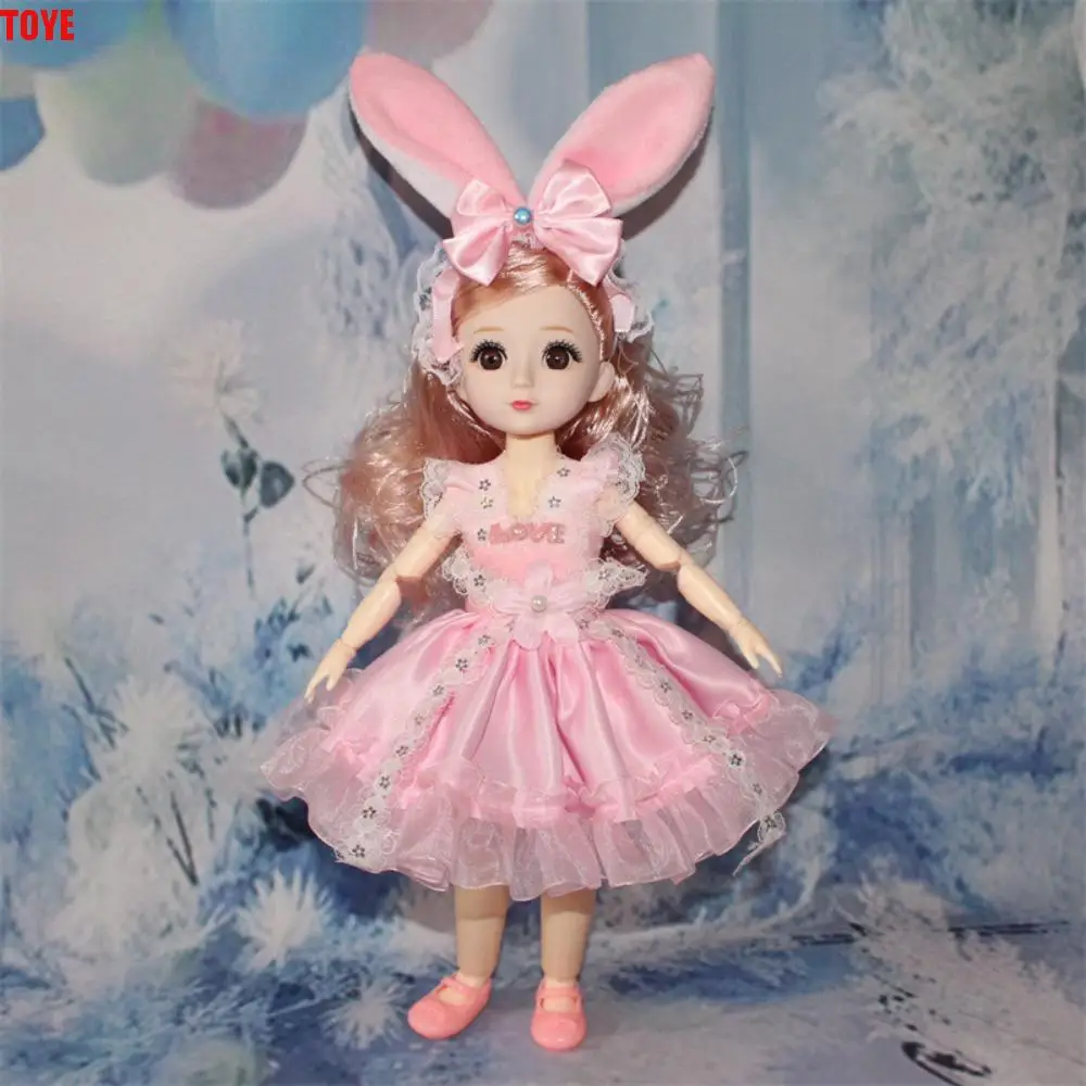 

Кукла-одевалка Сферический шарнир 32 см Кукла Bjd с одеждой 3D глаза 1/6 Куклы Bjd Красочное платье 32 см Шарнирные игрушки Дети