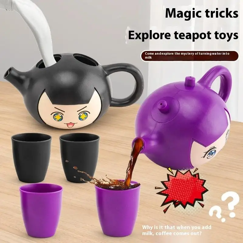 Unique Assassins Teapot - Chinese Inspired Magic Prop For Dual Liquid Pouring & Tea Appreciators