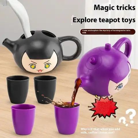 Unique Assassins Teapot - Chinese Inspired Magic Prop For Dual Liquid Pouring & Tea Appreciators