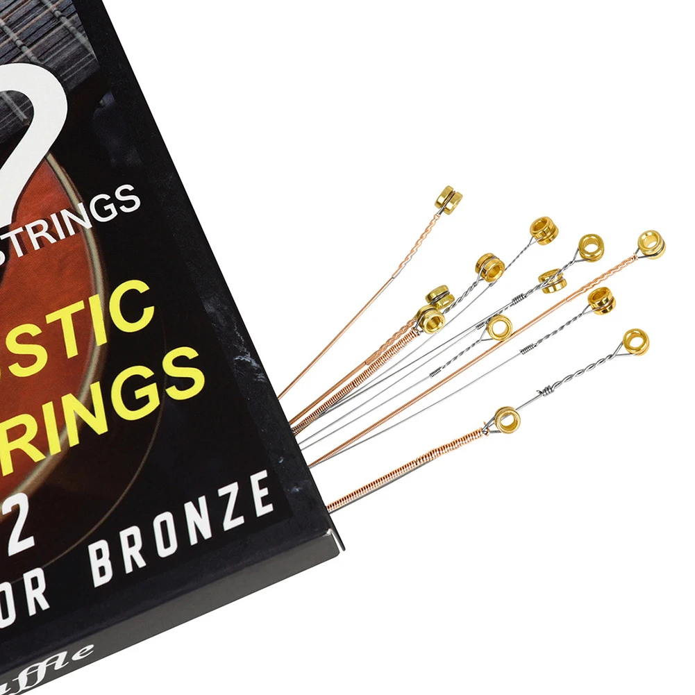Guitar Strings 12.7*11*1.6cm Hexagonal Core Improved Tuning Accuracy Increased Stability Acoustic Guitar  Guitar