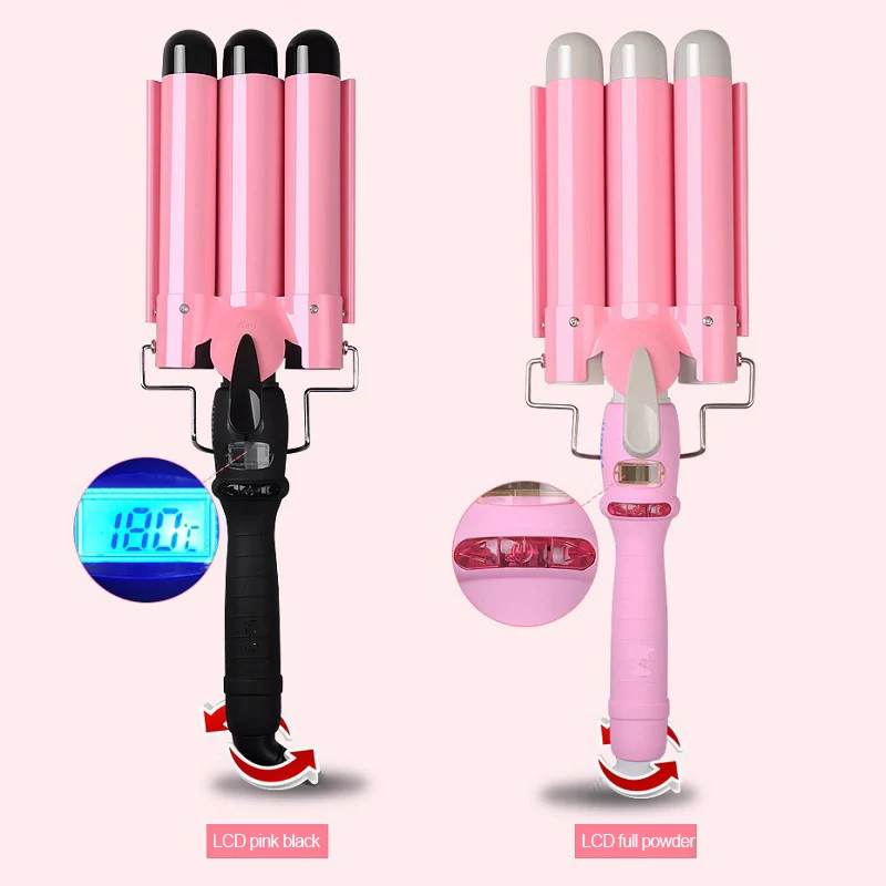 

Professional Hair Curling Iron Ceramic Triple Barrel Hair Curler Irons Hair Wave Waver Styling Tools Hair Styler Wand