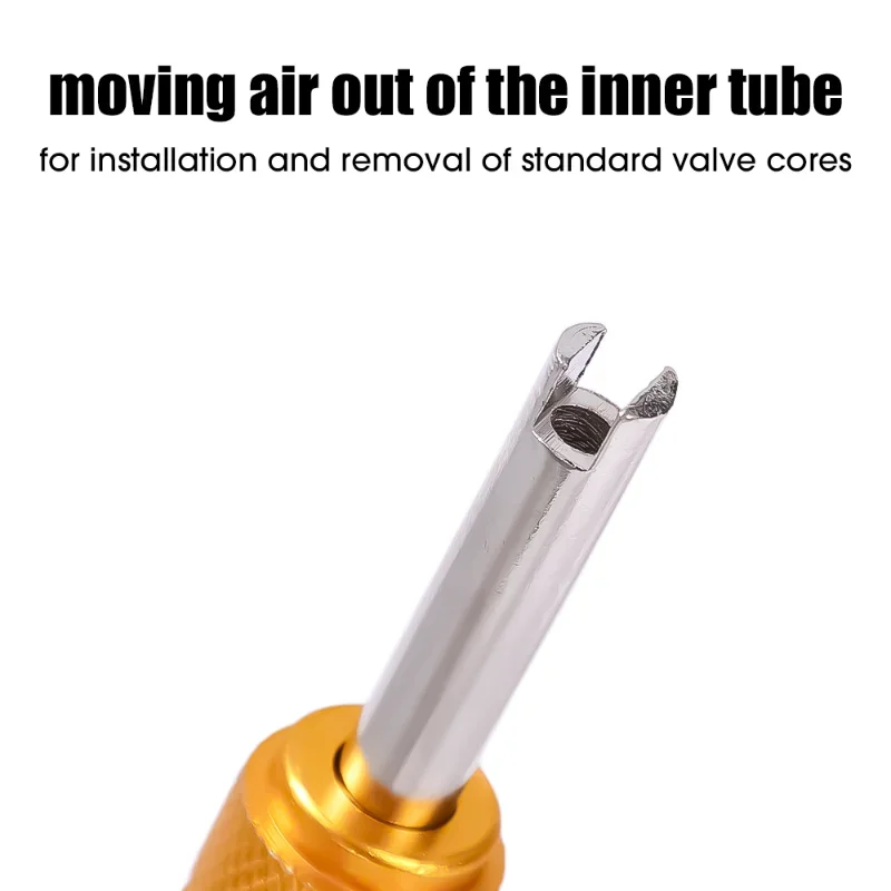 Tube Air Nozzle Wrench Universal Tire Valve Core Disassembly Tools  Car Truck Bike Repair Tool Automobile Accessories