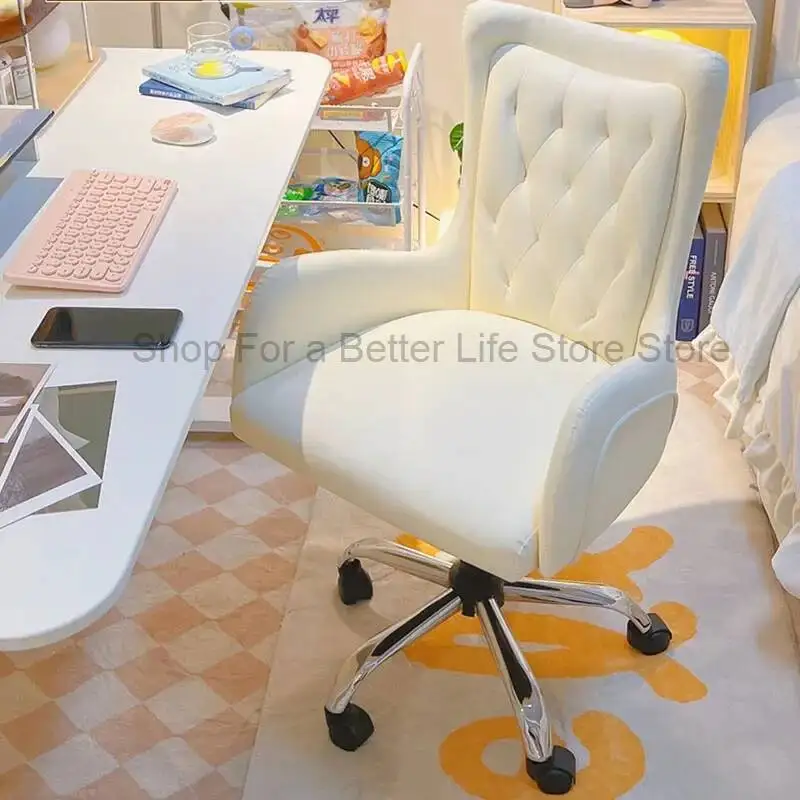 كرسي دوار مريح صالة ماكياج الغرور داخلي فاخر المحمول الشمال غرفة نوم كرسي الألعاب Fauteuil صالون الأثاث غرفة المعيشة #2