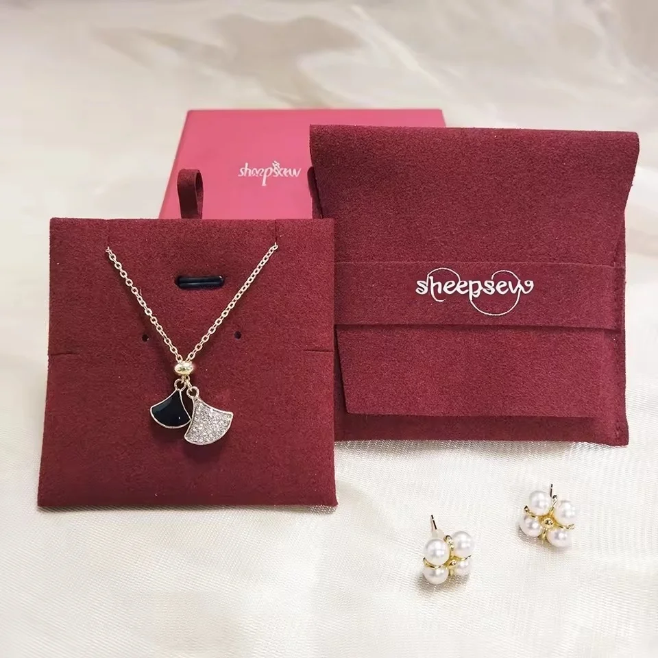 

Высококачественный мини-замшевый розовый бархатный мешочек на заказ, ювелирные изделия, конверт, сумка, серьги, браслет, подарочная упаковка