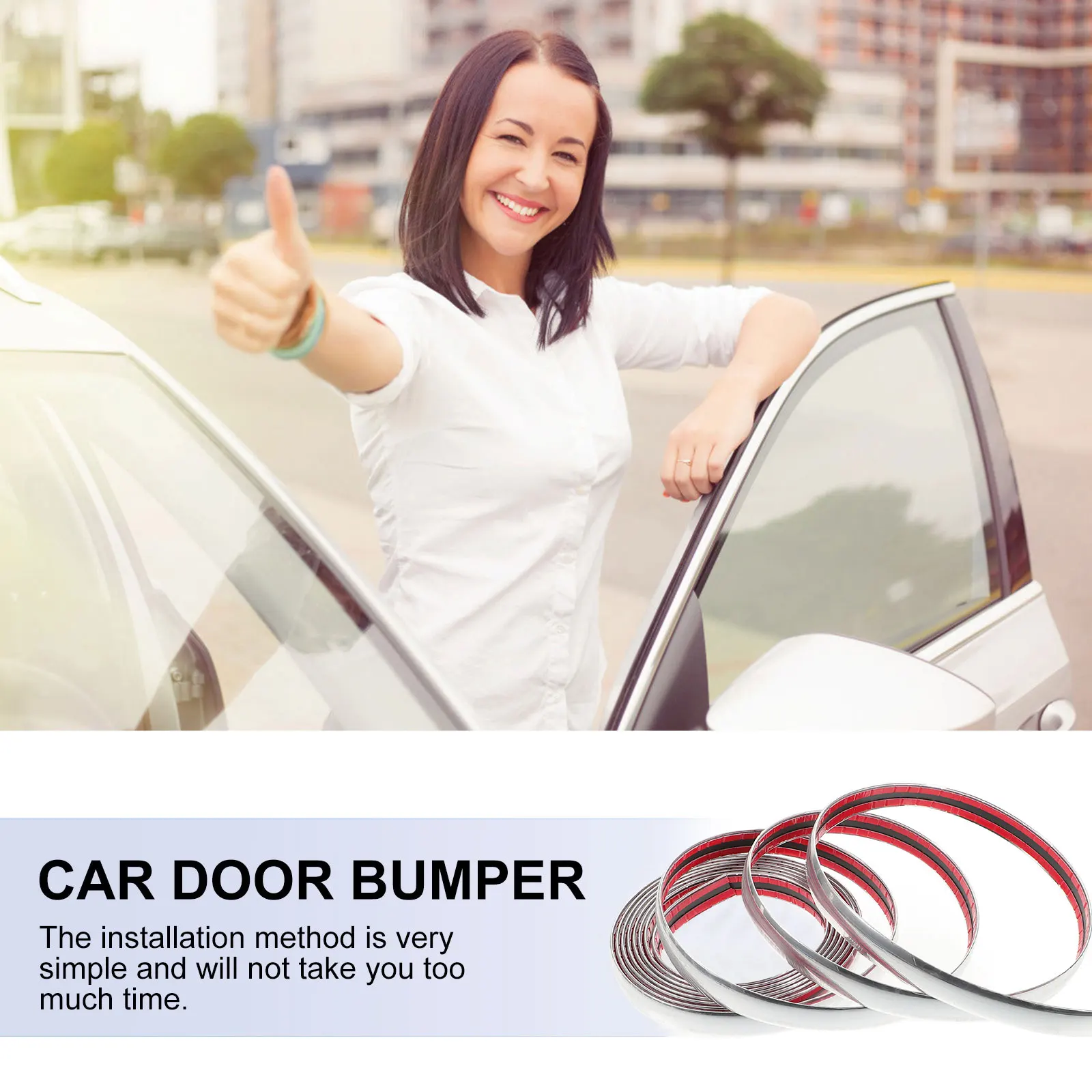 

Universal Car Interior Trim Strip 120Cm Flexible Molding For Doors Windows Mirrors Dust Proof Easy Install Lightweight Durable