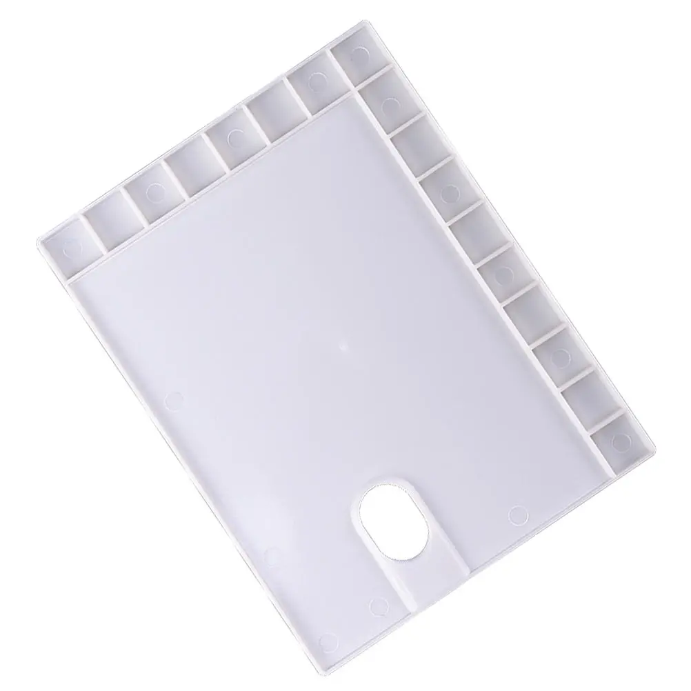 

3pcs Paint Mixing Trays Plastic Palette Drawing Plates Student Watercolor Color Mixing Painting Craft Lightweight Easy