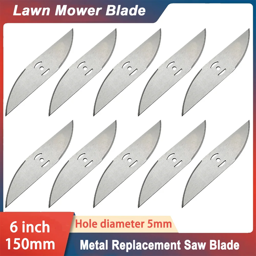 

1-30PCS Replacement Saw Blades Handheld Lawn Mower Fittings 15cm 150mm Metal Grass String Trimmer Head Home Garden Power Tool