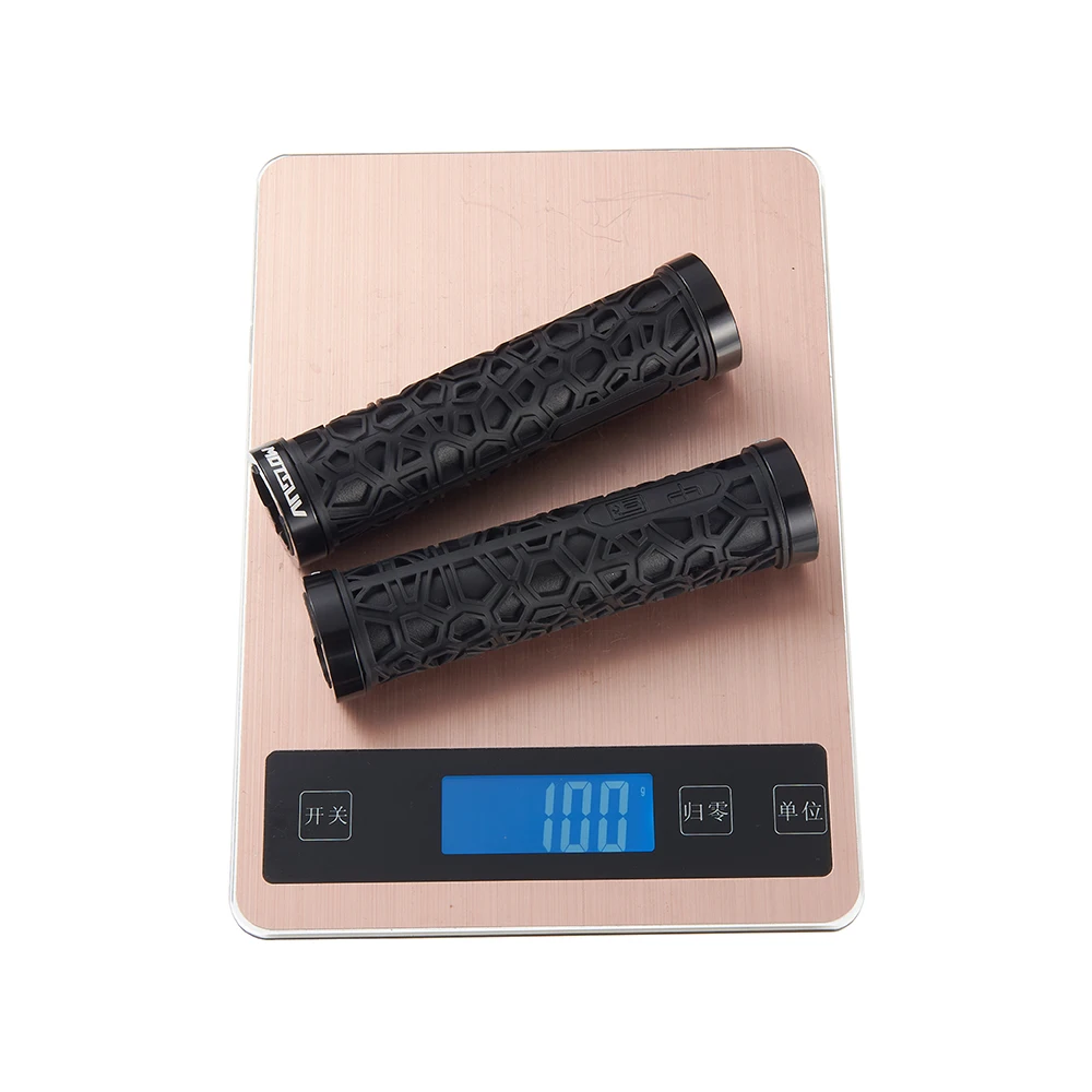 Chinese Style Bicycle Grips MTB Bike Handbar Grip Rubber Non-slip Bilateral Lock Cycling Bmx  Bikes Handlebar Grips