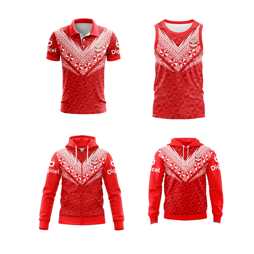 new 2025 tonga rugby jersey Hoodie jacket TONGA rugby shirt vest Hoodies