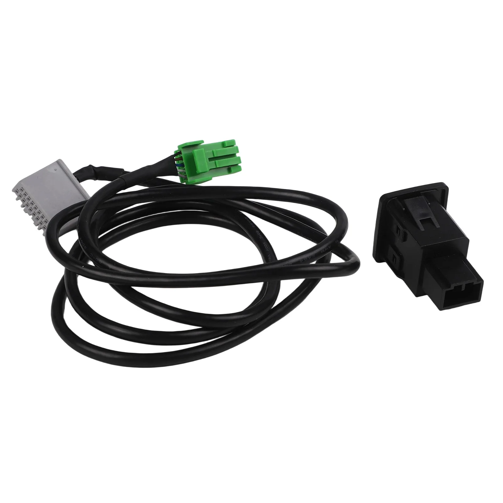 보조 스테레오 소켓 블랙 20핀 케이블 변형되지 않는 디자인은 혼다 파일럿 자동차 오디오 업그레이드에 적합합니다.