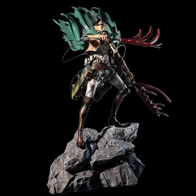 โจมตีTitanอะนิเมะรูปตาบอดMysteryกล่องReiner Eren Levi Erwin Mikasa Nine Titan Luckyกล่องสุ่มOne Person Surpriseกล่อง