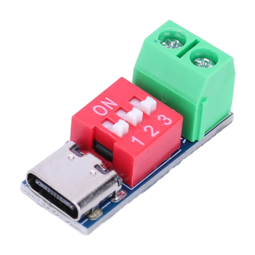 PD Fast Charging Test Board 5-20V Adjustable Charger Power Delivery Boost Module Voltage Connetor Power Supply Accessories