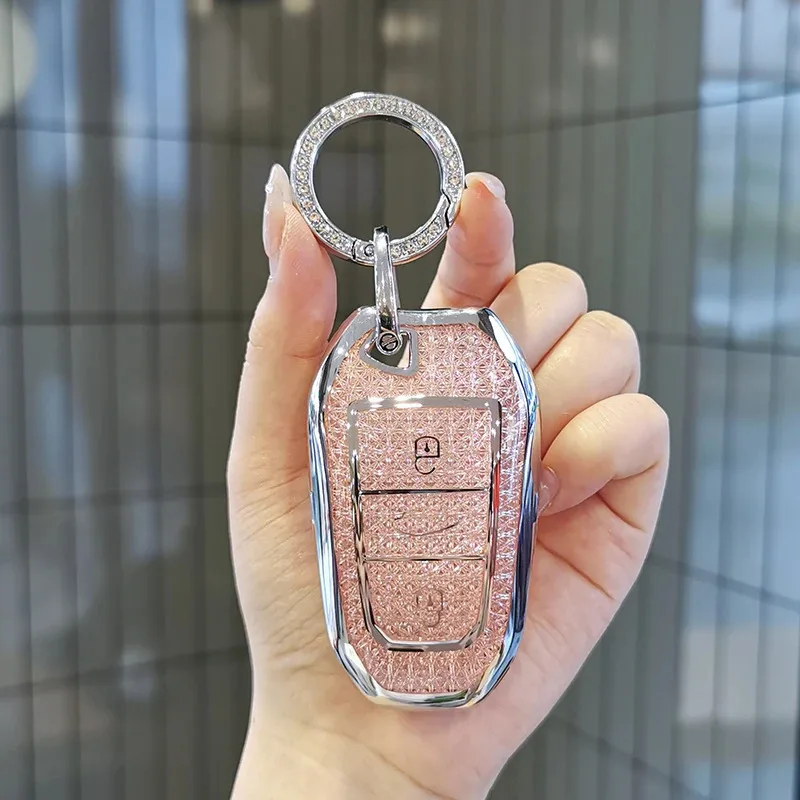 Per Peugeot 408x Keycase 3008 308S 508L 4008 E2008 5008 DS5 DS6 DS4 DS7 DS9 portachiavi portachiavi Peugeot Key shell